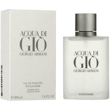 Load image into Gallery viewer, Giorgio Armani Acqua di Gio Eau De Toilette Spray Men 3.4 Oz/100 Ml