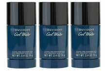 Load image into Gallery viewer, 3 Piece Lot x Davidoff Cool Water Men Deodorant Stick 2.4 Oz / 70g New Sealed