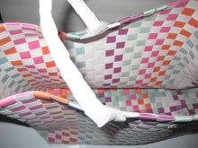 Load image into Gallery viewer, Kate Spade New York Large Woven Multi Color Rainbow Tote Beach Hand Bag NEW