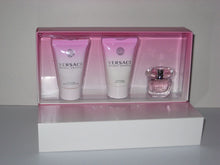 Load image into Gallery viewer, Versace Bright Crystal Women Mini Set - Bright Crystal Perfume+Lotion+Shower Gel
