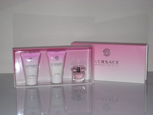 Versace Bright Crystal Women Mini Set - Bright Crystal Perfume+Lotion+Shower Gel
