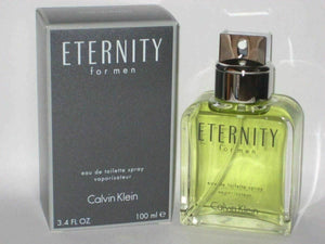 Calvin Klein Eternity Men Eau de Toilette Spray 3.4 Oz Ck Eternity New In Box