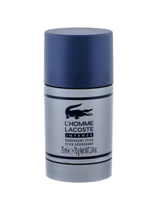 Lacoste L'Homme Intense Deodorant Stick 2.4 Oz / 75 Ml Brand New Sealed Pack