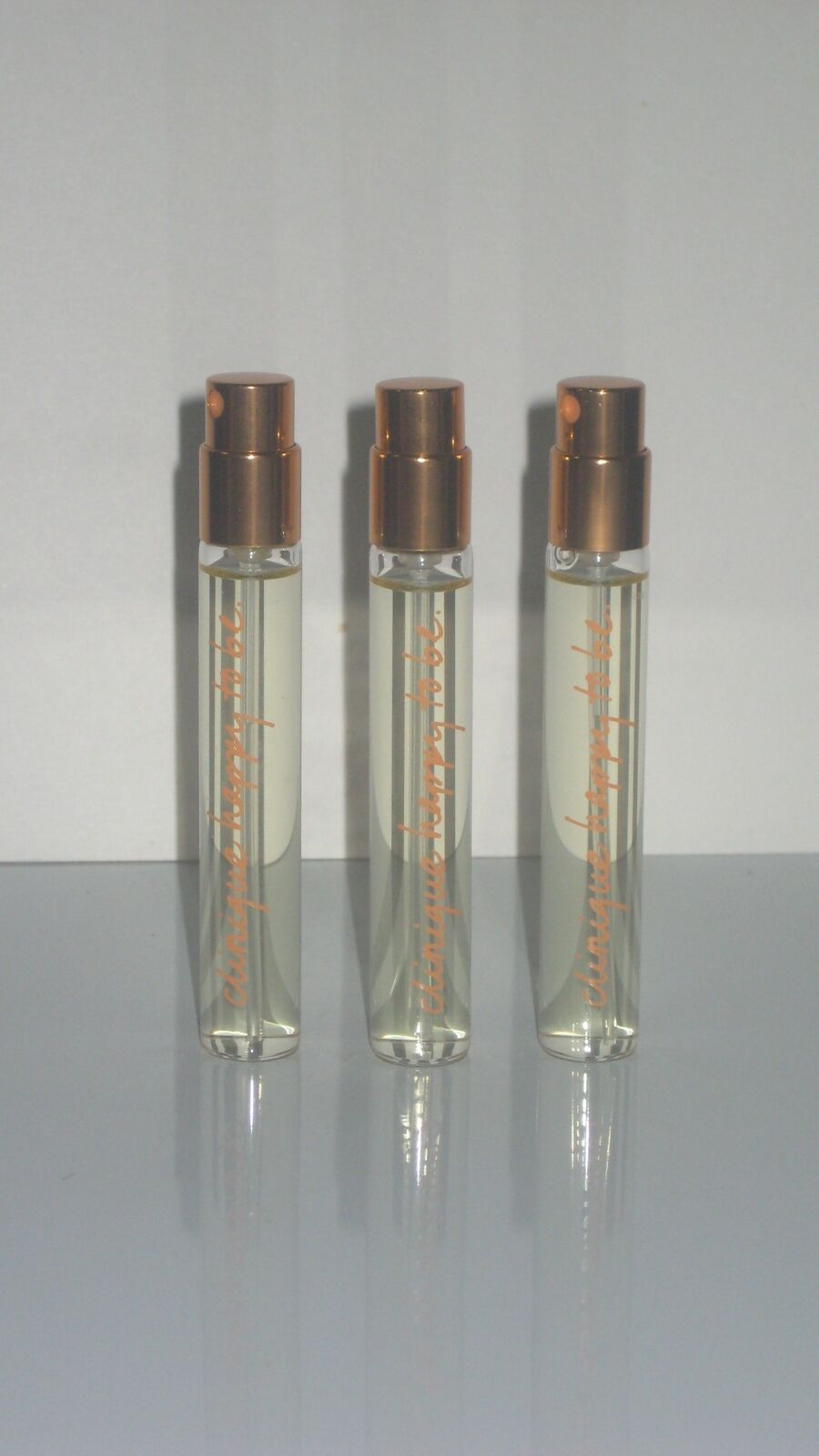 3 Piece x Clinique Happy To Be Perfume Spray Women 0.34 Oz/ 10 Ml Travel Spray