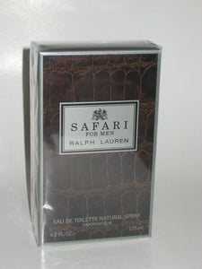 Ralph Lauren Safari Men 4.2 Oz / 125 Ml Eau de Toilette Spray New Sealed In Box
