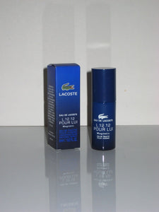 Lacoste L.12.12 Pour Lui Magnetic Men 0.27 Oz/8 Ml Spray Travel Spray New In Box