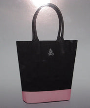 Load image into Gallery viewer, Women Ralph Lauren Tote Bag Pink/Black Canvas Tote Bag Travel Weekender Gym Bag
