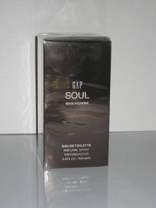 GAP Soul Men Eau de Toilette 3.4 Oz / 100 Ml Spray New Sealed In Box