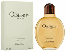 Load image into Gallery viewer, Calvin Klein Obsession Men Eau de Toilette 4.0 Oz Spray New Sealed In Box
