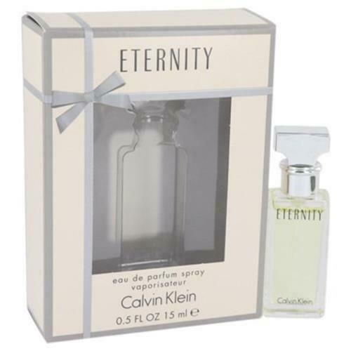 CK Calvin Klein Eternity Women Eau De Parfum Spray 0.5 Oz/15 Ml New In Box