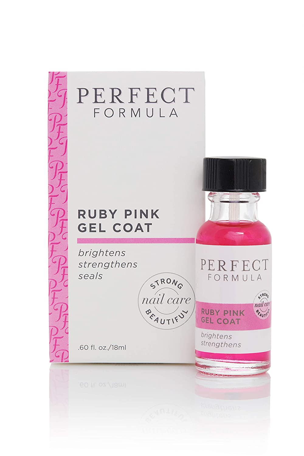 Perfect Formula Ruby Pink Gel Coat Nail Treatment 0.6 Oz New In Box