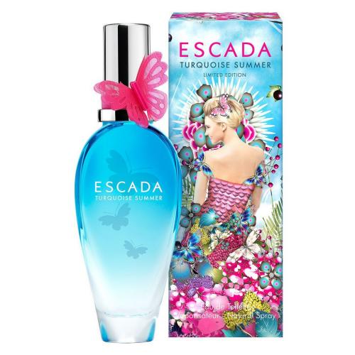 Escada Turquoise Summer Women Eau De Toilette Spray 1.6 Oz/50 Ml