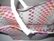 Load image into Gallery viewer, Kate Spade New York Large Woven Multi Color Rainbow Tote Beach Hand Bag NEW

