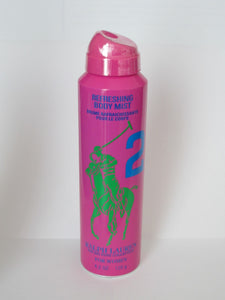 Ralph Lauren Polo Big Pony No 2 Women Body Mist Spray 4.2 oz/120 g New
